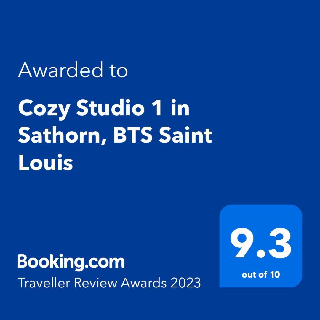 Cozy Studio 1 In Sathorn, Bts Saint Louis Bangkok Exterior foto